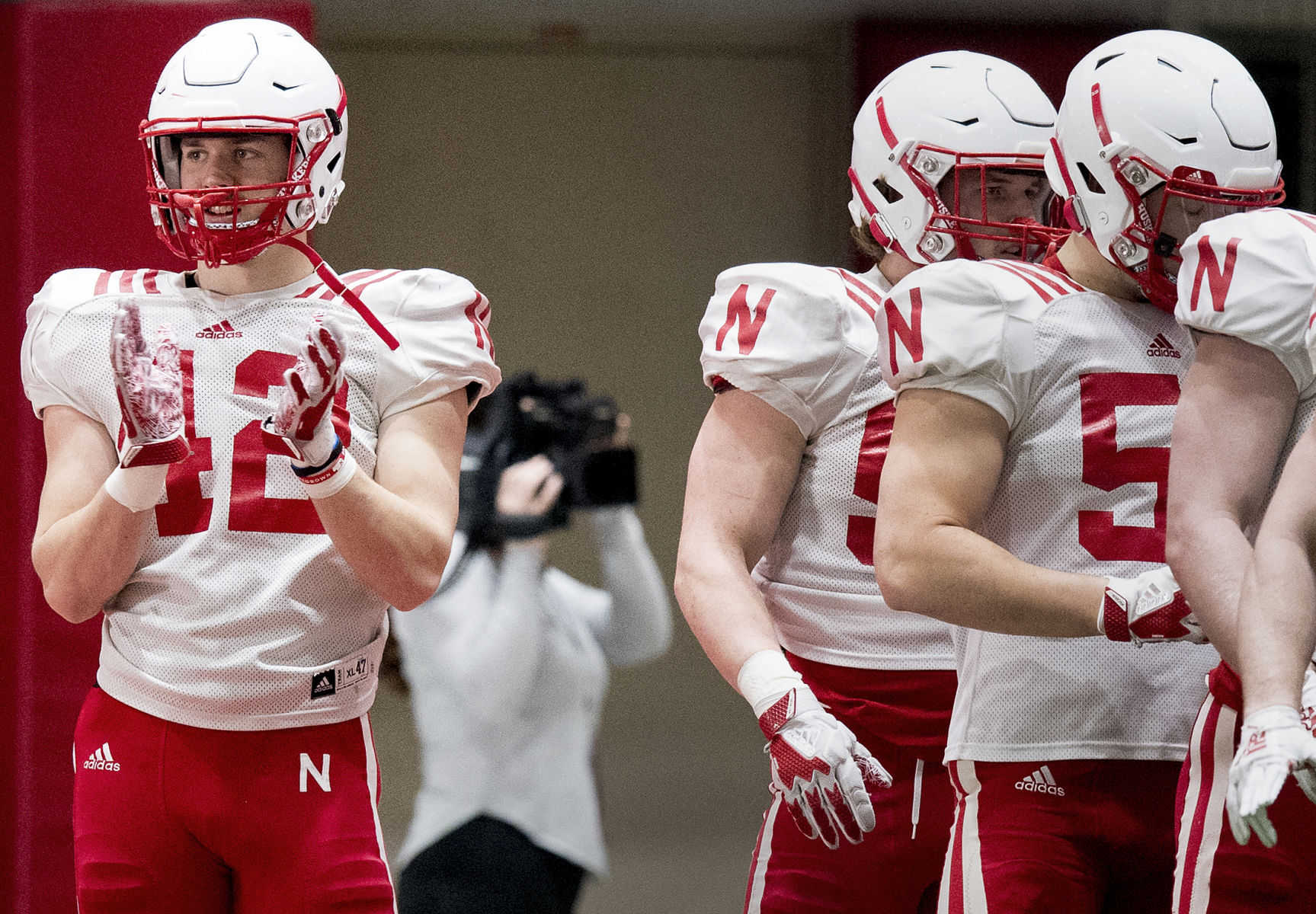 Spring Football Practice, 3.27